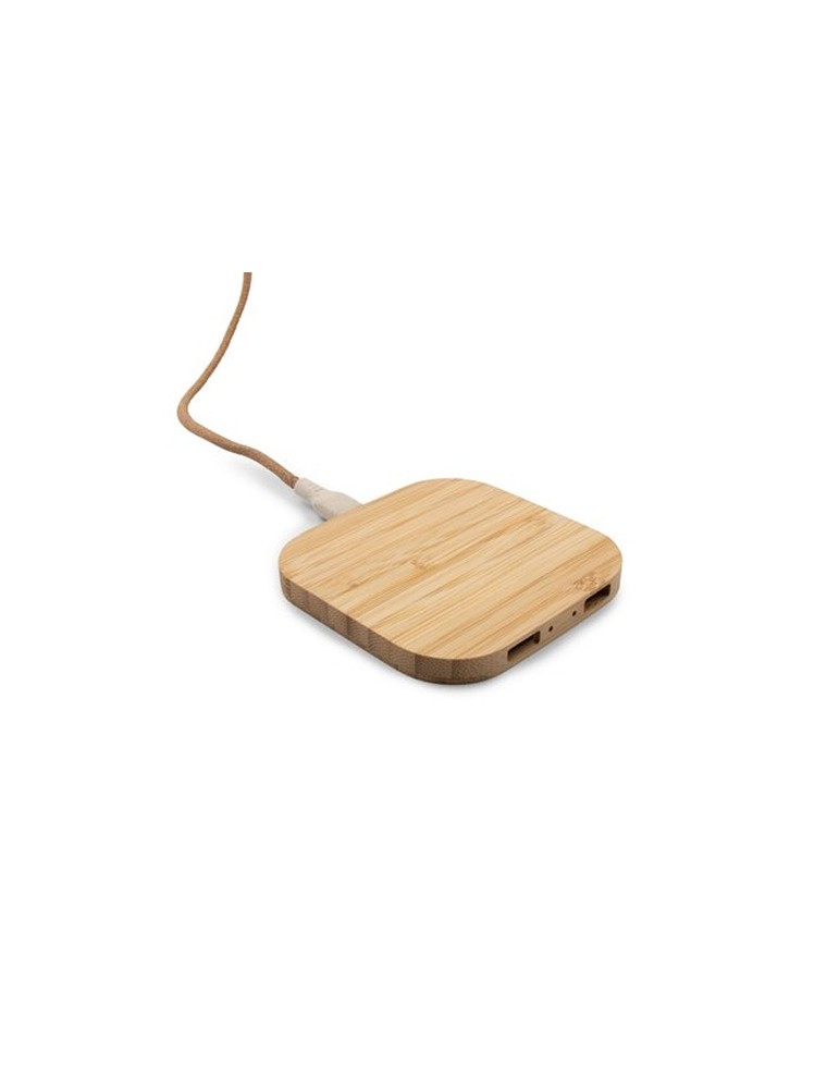 Chargeur sans fil en bambou 10W B'RIGHT | Jazzlyn