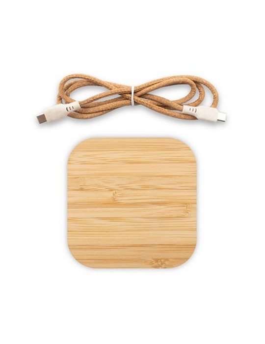 Chargeur sans fil en bambou 10W B'RIGHT | Jazzlyn