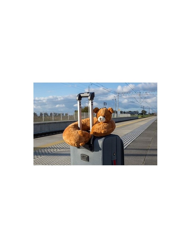 Ours en peluche, coussin de voyage | Triperd
