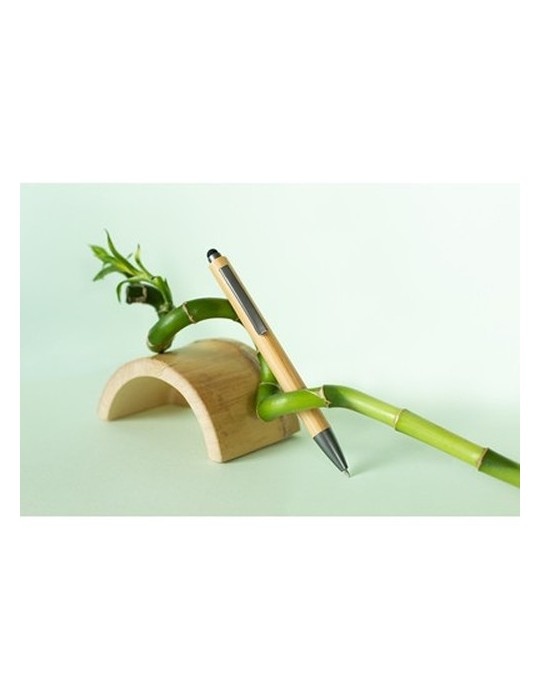 Stylo bille en bambou, stylo tactile | Keandre