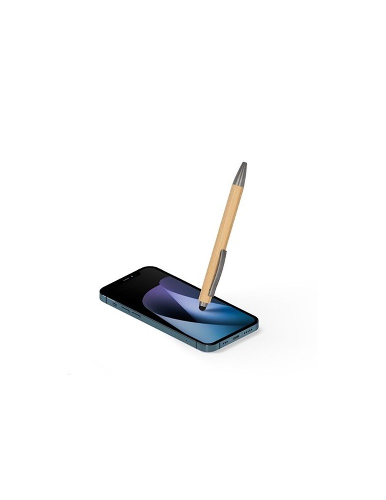 Stylo bille en bambou, stylo tactile | Keandre