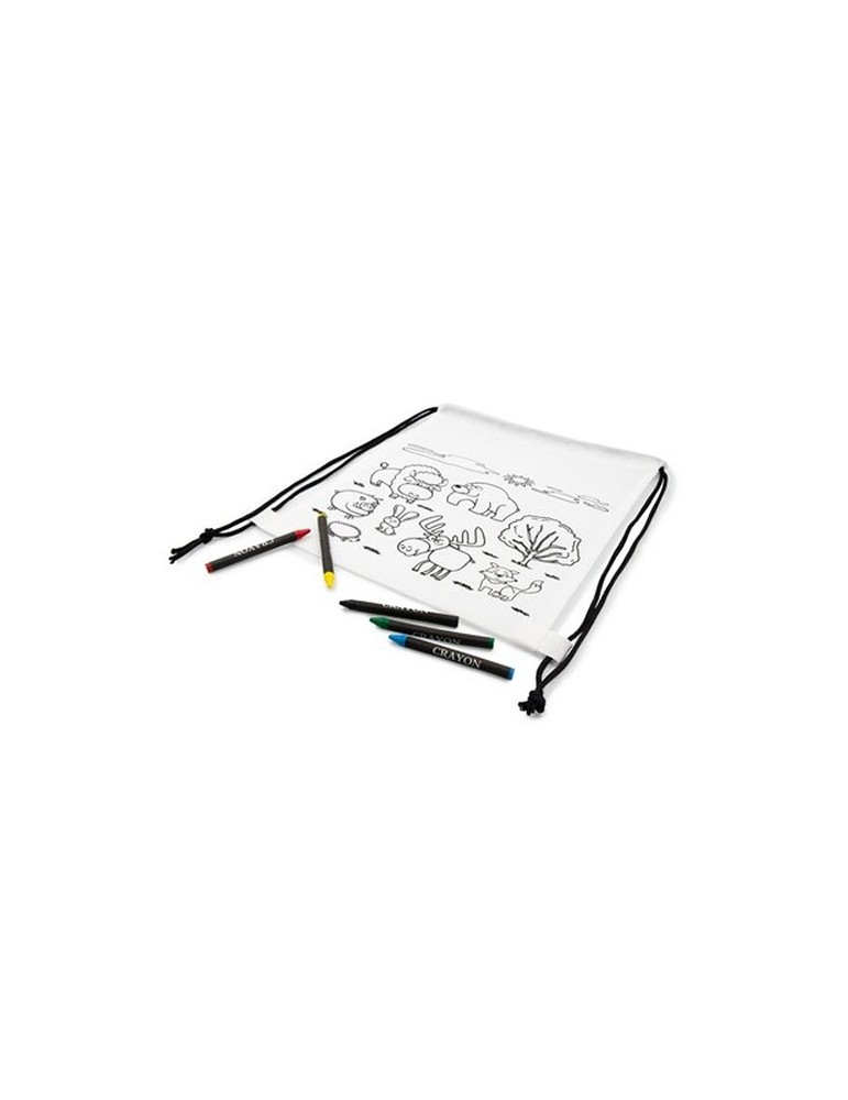 Sac à cordon pour coloriage, crayons | Brody