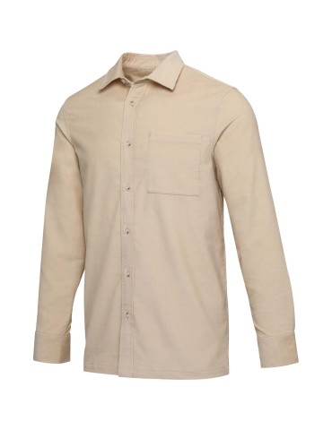 Chemise unisexe en velours côtelé de 252 g/m² Alum