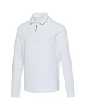 Polo demi-zip manches longues goodies textile | Apollo