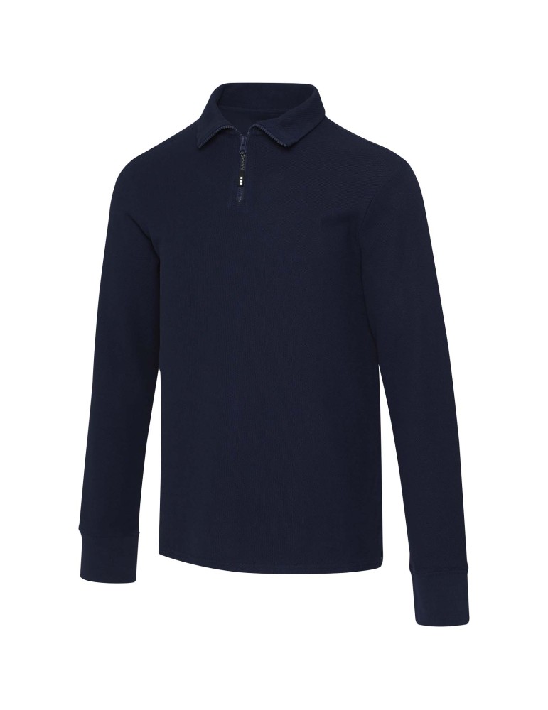 Polo unisexe de 245 g/m² Apollo à manches longues et demi fermeture…