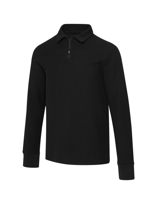 Polo unisexe de 245 g/m² Apollo à manches longues et demi fermeture…