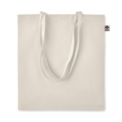 Sac shopping  en coton organique ZIMDE Matières : coton biologique Couleurs : beige