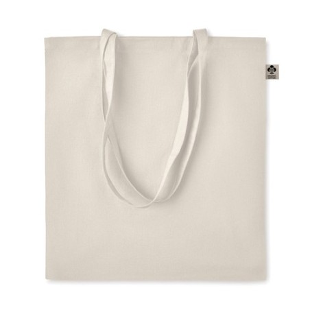 Sac shopping  en coton organique ZIMDE Matières : coton biologique Couleurs : beige