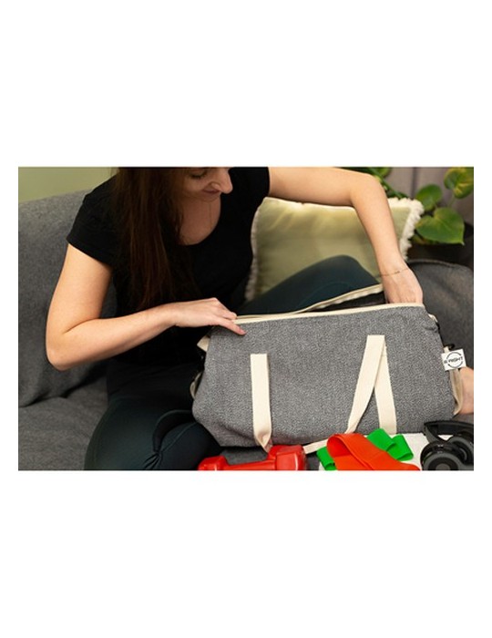 Sac de sport en coton recyclé et polyester recyclé, sac de voyage B'RIGHT | Asha