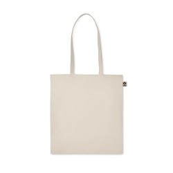 Sac shopping  en coton organique ZIMDE Matières : coton biologique Couleurs : beige 2