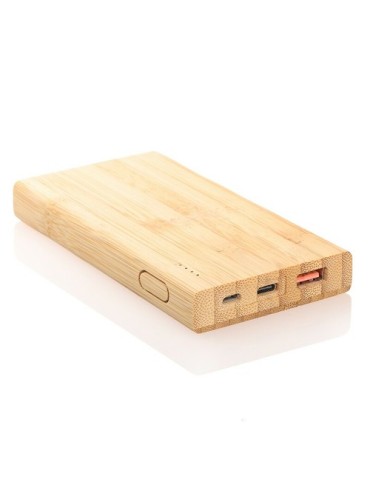 B'RIGHT Power Bank en bambou 8000 mAh | Caroline