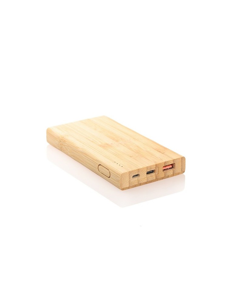 B'RIGHT Power Bank en bambou 8000 mAh | Caroline