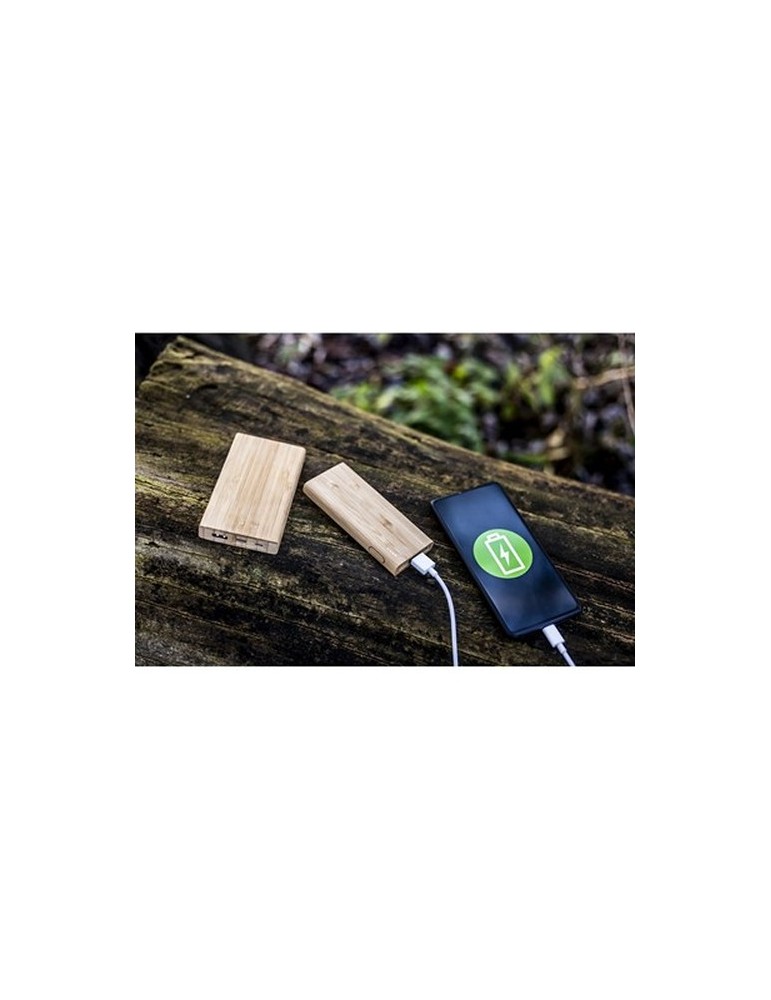 B'RIGHT Power Bank en bambou 8000 mAh | Caroline