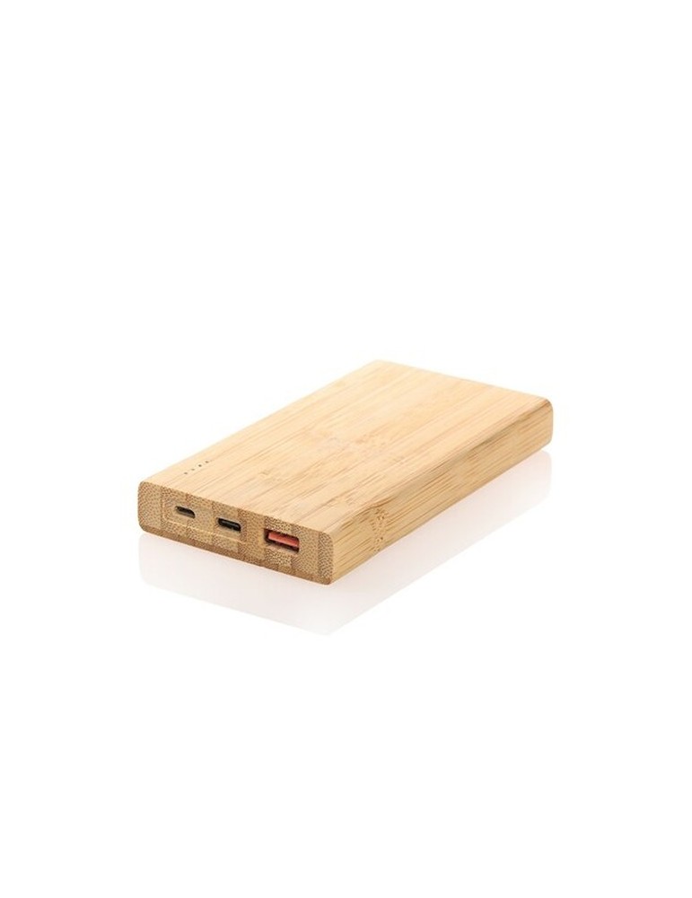 B'RIGHT Power Bank en bambou 8000 mAh | Caroline