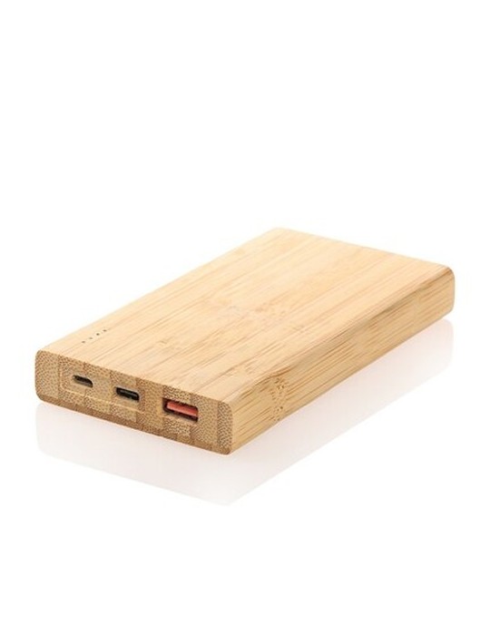 B'RIGHT Power Bank en bambou 8000 mAh | Caroline