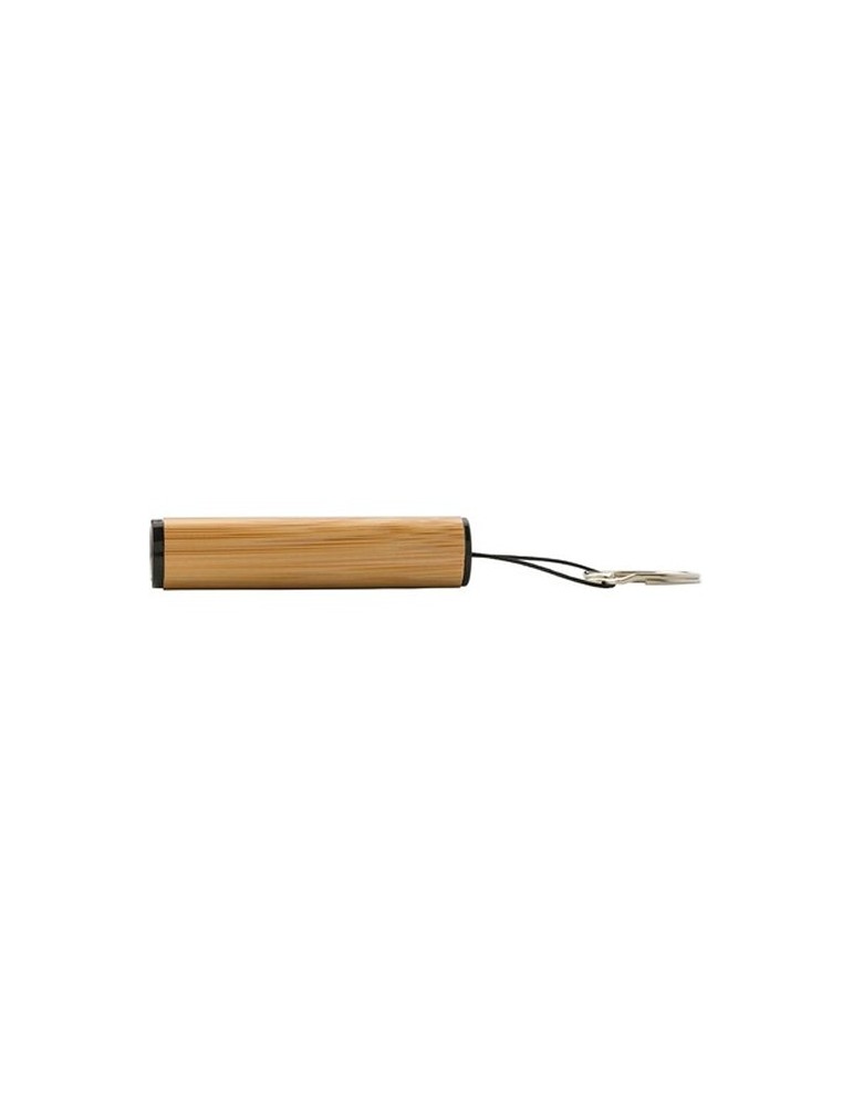 Mini torche en bambou, porte-clés