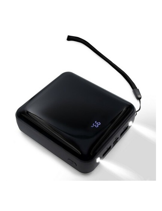 Power Bank 10000 mAh, 3 câbles de charge inclus | Tim