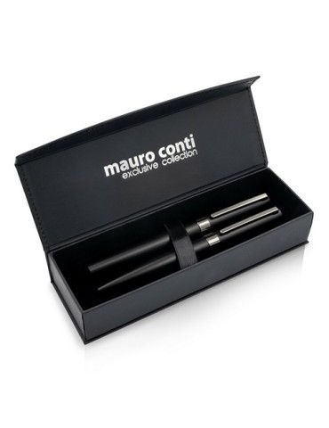 Set d'écriture Mauro Conti, stylo bille et stylo roller | Wirr