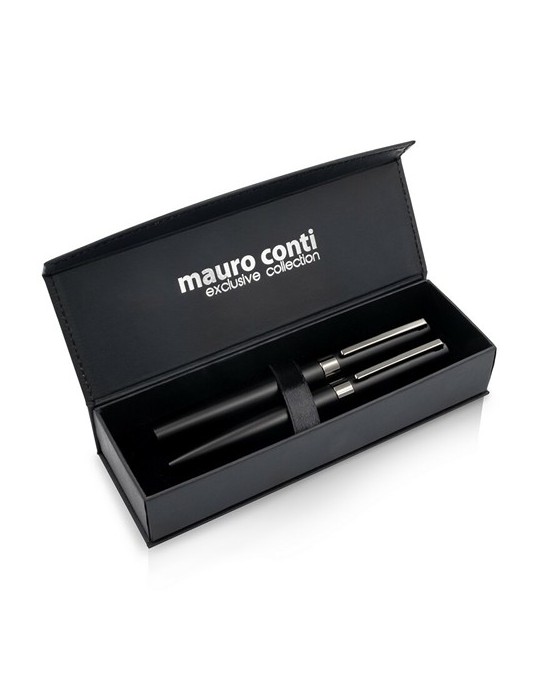 Set d'écriture Mauro Conti, stylo bille et stylo roller | Wirr