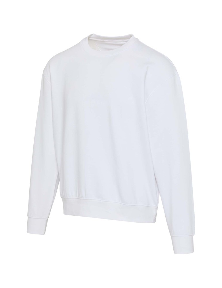 Pull unisexe OCS en coton bio oversize à col rond Boris de 280 g/m2