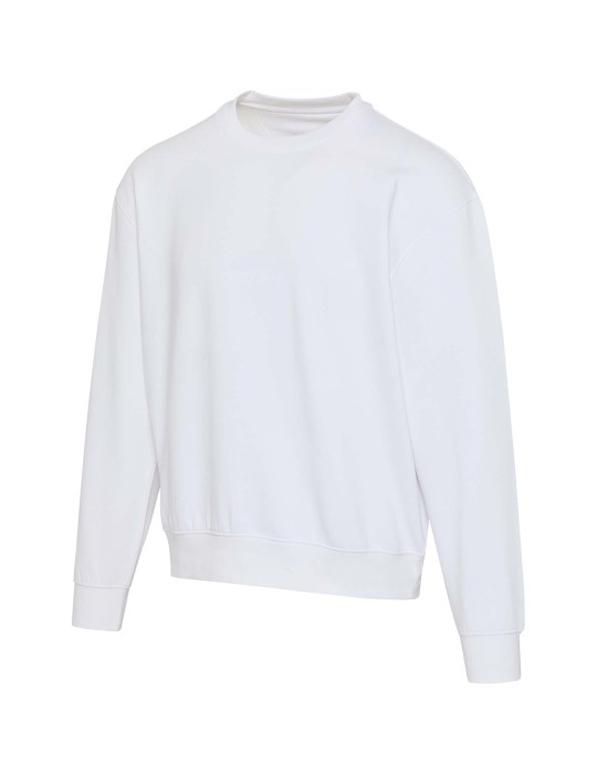 Pull unisexe OCS en coton bio oversize à col rond Boris de 280 g/m2