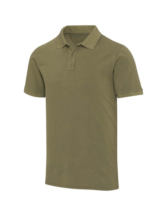 Polo délavé pour homme Calgary de 200 g/m2