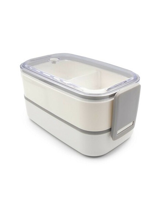 Boîtes à lunch 2 pcs, 2x700 ml, couverts | Cash