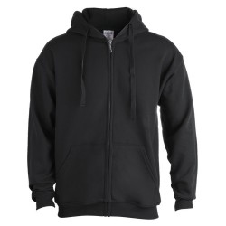 Sweat-Shirt à Capuche Personnalisé Éco-responsable Adulte SWZ280 "keya" Matières : coton Taille textile : L Couleurs : noir pers