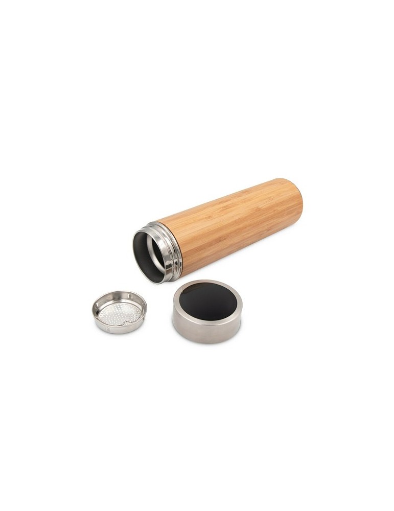 Thermos en bambou 500 ml avec infuseur et affichage numérique de la température | Georgia