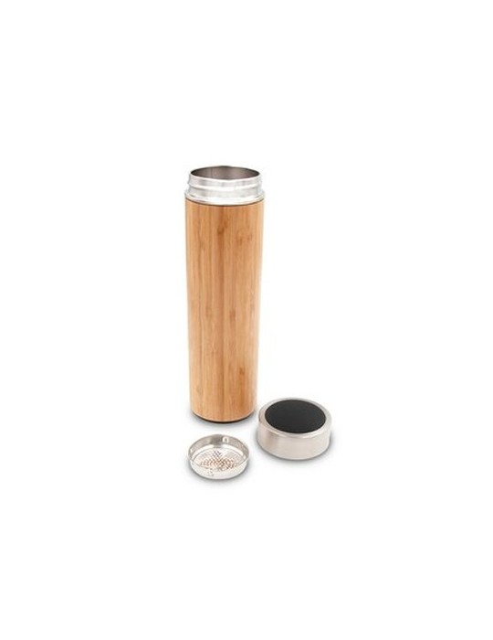 Thermos en bambou 500 ml avec infuseur et affichage numérique de la température | Georgia