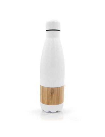 Bouteille isotherme 500 ml avec élément en bambou | Blake
