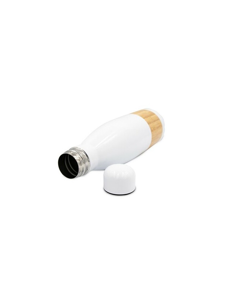 Bouteille isotherme 500 ml avec élément en bambou | Blake