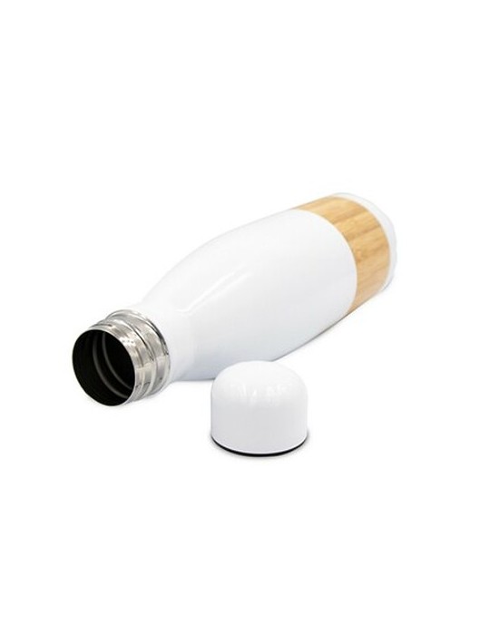 Bouteille isotherme 500 ml avec élément en bambou | Blake