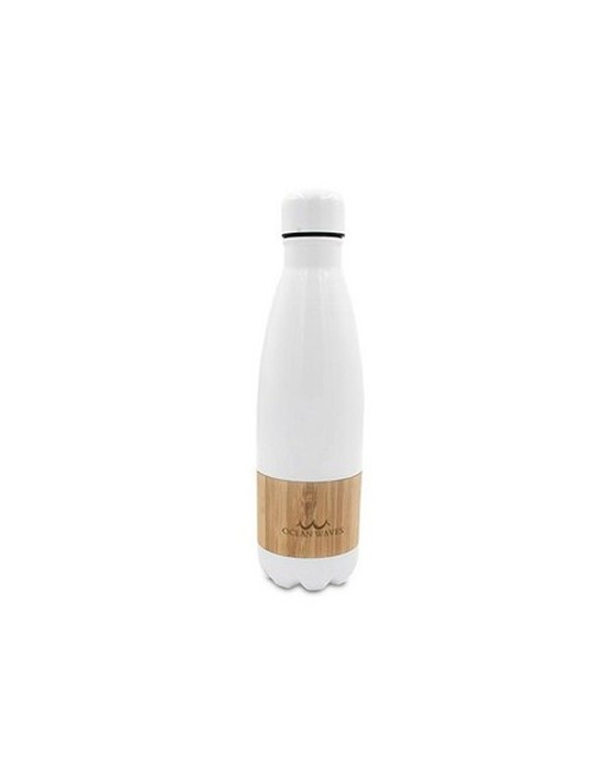 Bouteille isotherme 500 ml avec élément en bambou | Blake