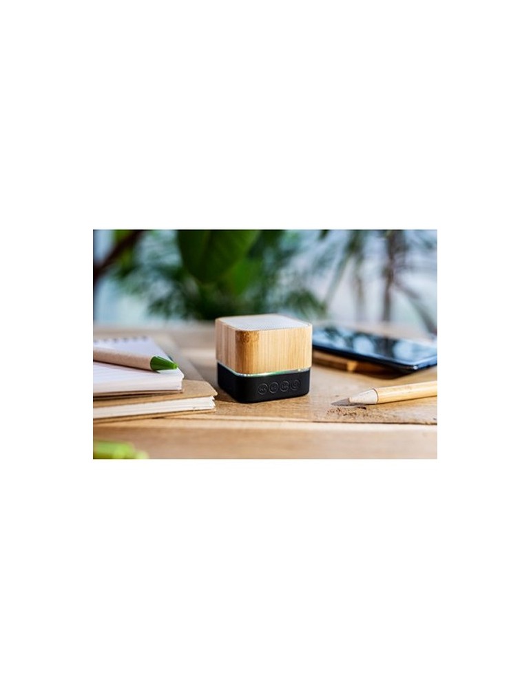 Enceinte sans fil en bambou 3W | Sheppard