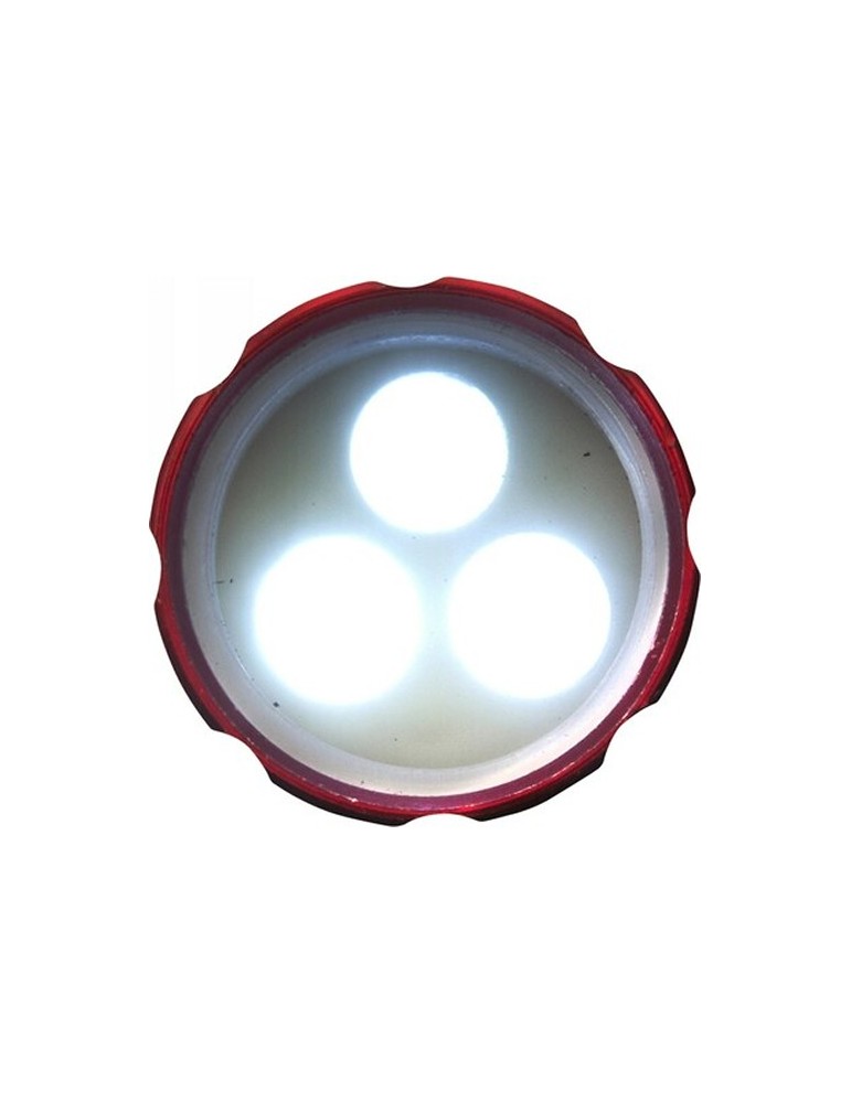 Porte-clés avec mousqueton, 3 LED