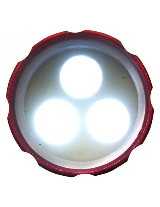 Porte-clés avec mousqueton, 3 LED
