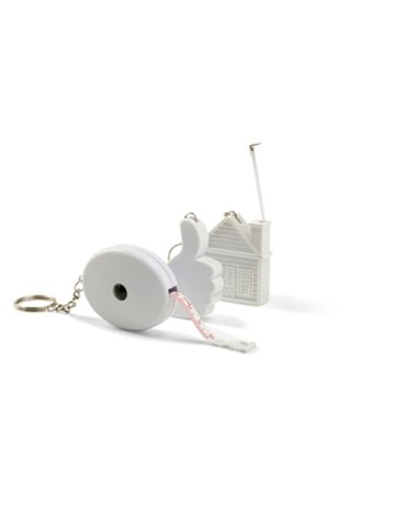 Porte-clés "maison", mètre-ruban 2m 2