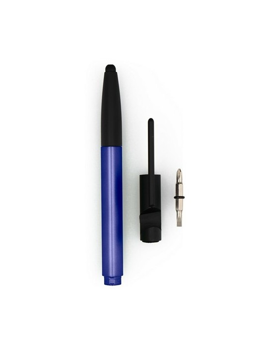 Outil multifonction, Stylo bille, nettoyeur d'écran, règle, support de téléphone, stylet, tournevis | Tonu