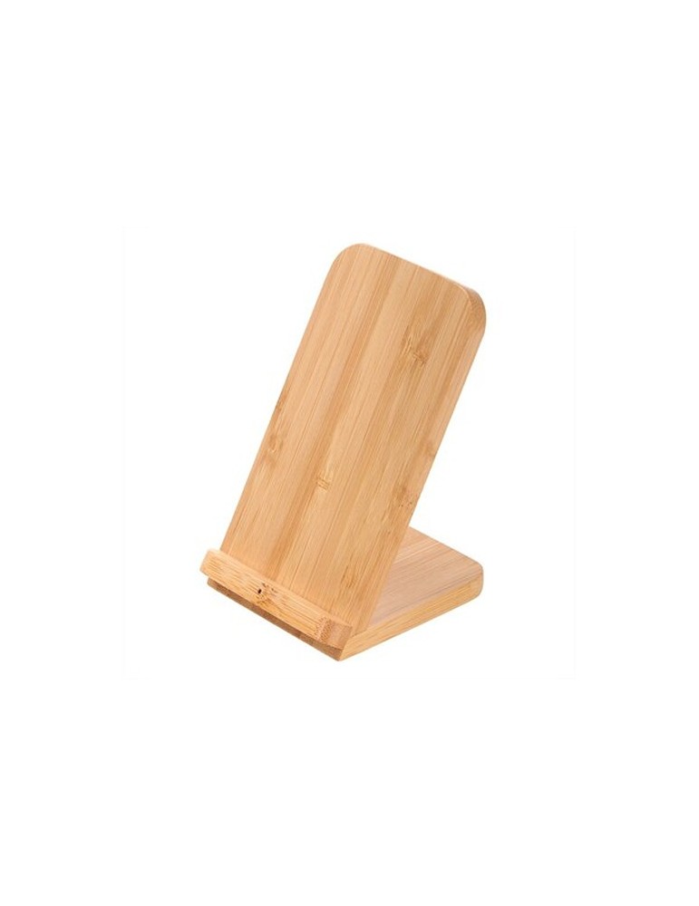 B'RIGHT chargeur sans fil en bambou 10W, support pour téléphone | Wilder