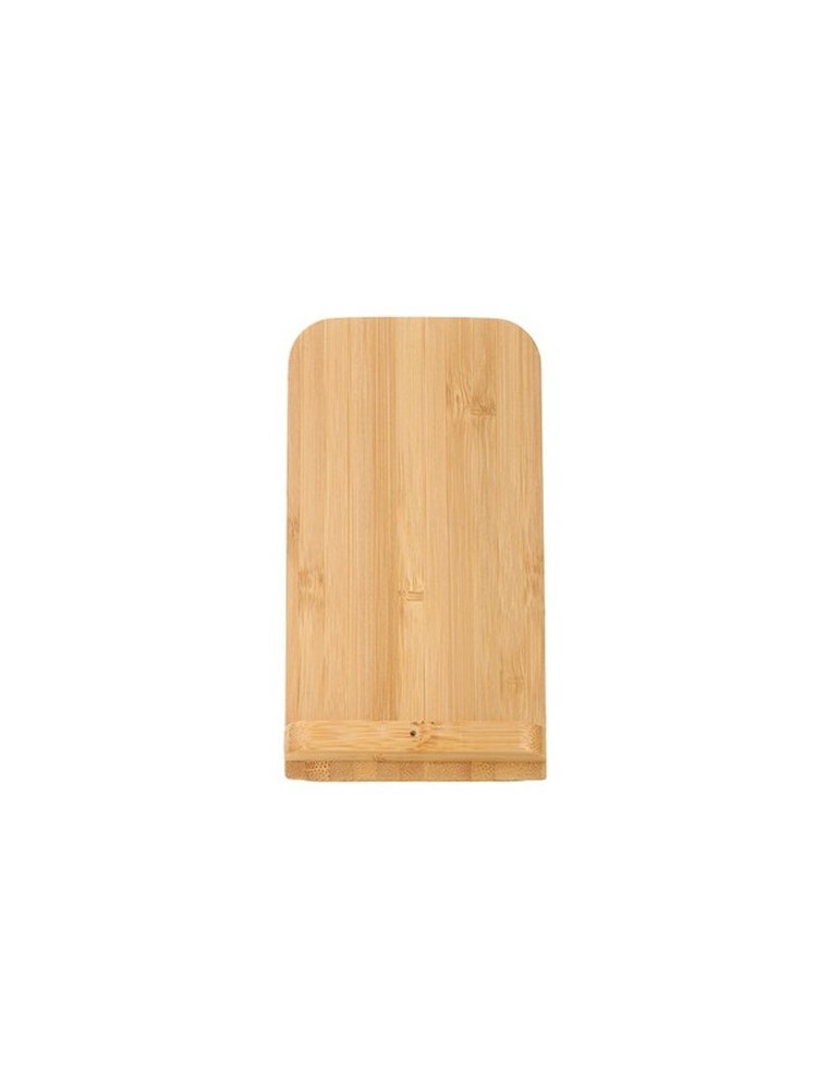 B'RIGHT chargeur sans fil en bambou 10W, support pour téléphone | Wilder