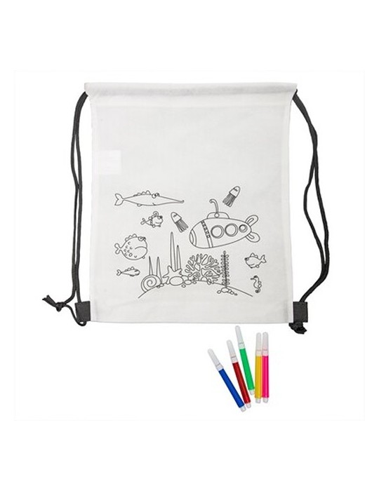 Sac à cordon pour colorier, feutres | Franklin
