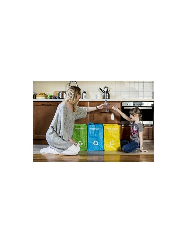Poubelles a déchets recyclable | Justin