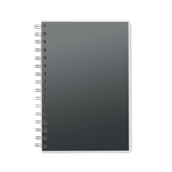 Carnet A5 Éco-responsable à Spirales en RPET ANOTATE Matières : papier recyclé Couleurs : noir