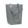 Sac shopping  en feutre RPET personnalisé - TASLO Matières : PET recyclé Couleurs : gris