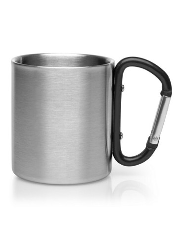 Mug en métal 210 ml avec mousqueton | Easton