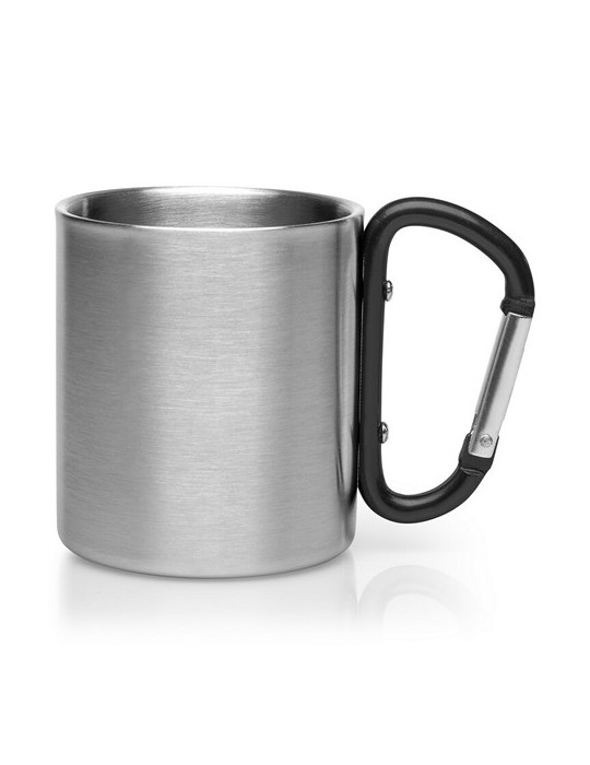Mug en métal 210 ml avec mousqueton | Easton