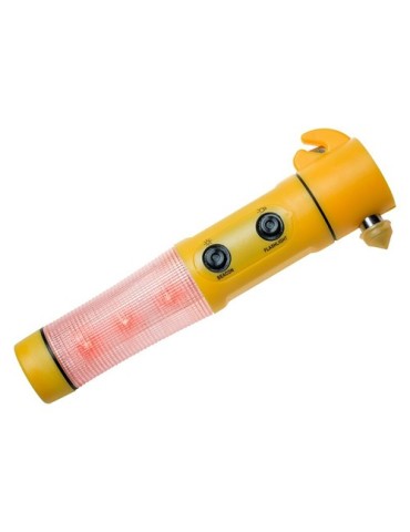 Torche de secours 1 LED, coupe-ceinture, marteau de sécurité | Auden