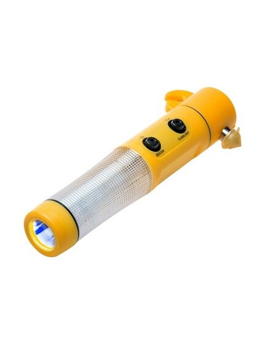 Torche de secours 1 LED, coupe-ceinture, marteau de sécurité | Auden