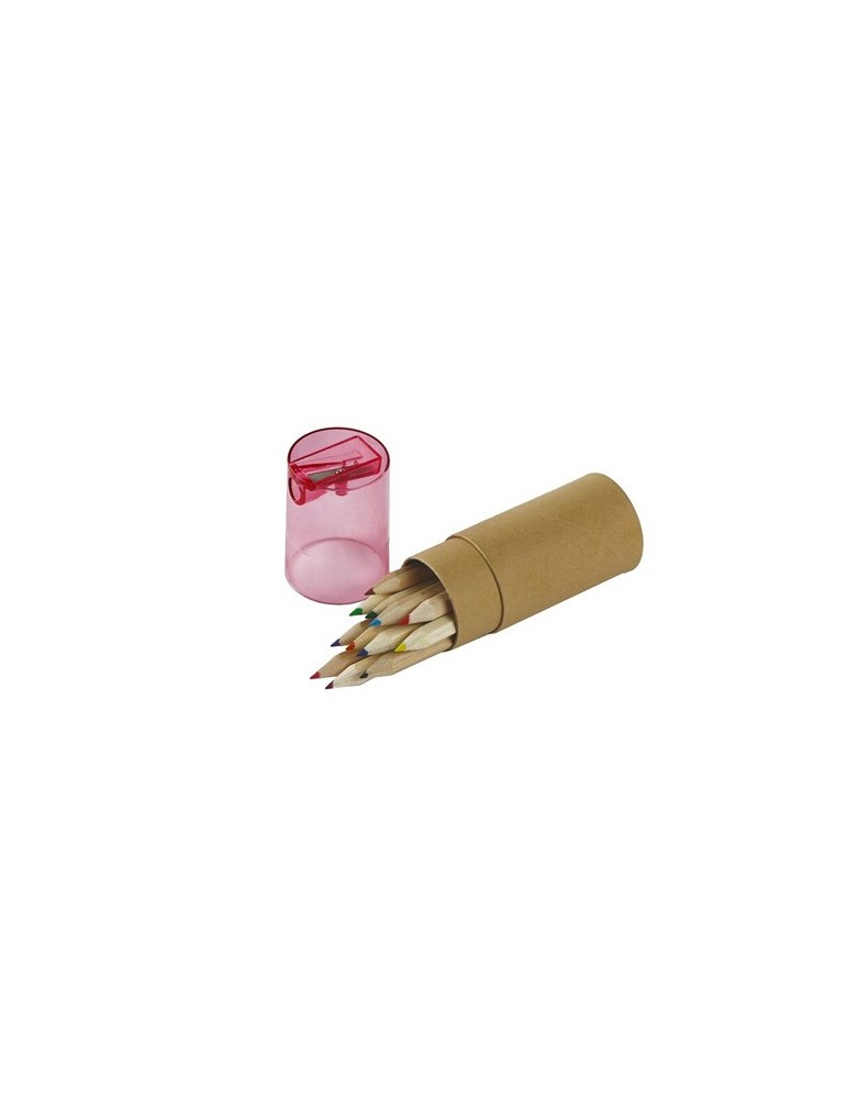 Tube cartonné de 12 crayons | Nate